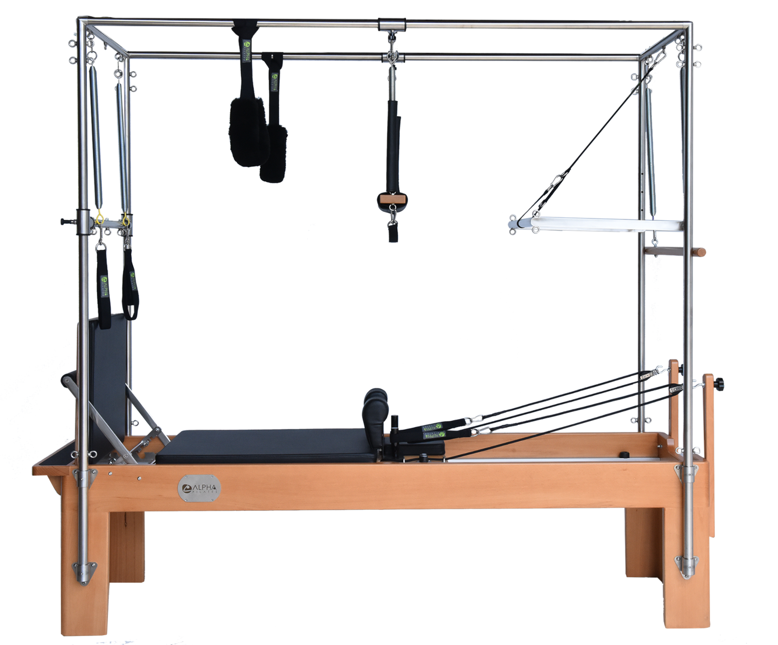 front pilates cadillac reformer